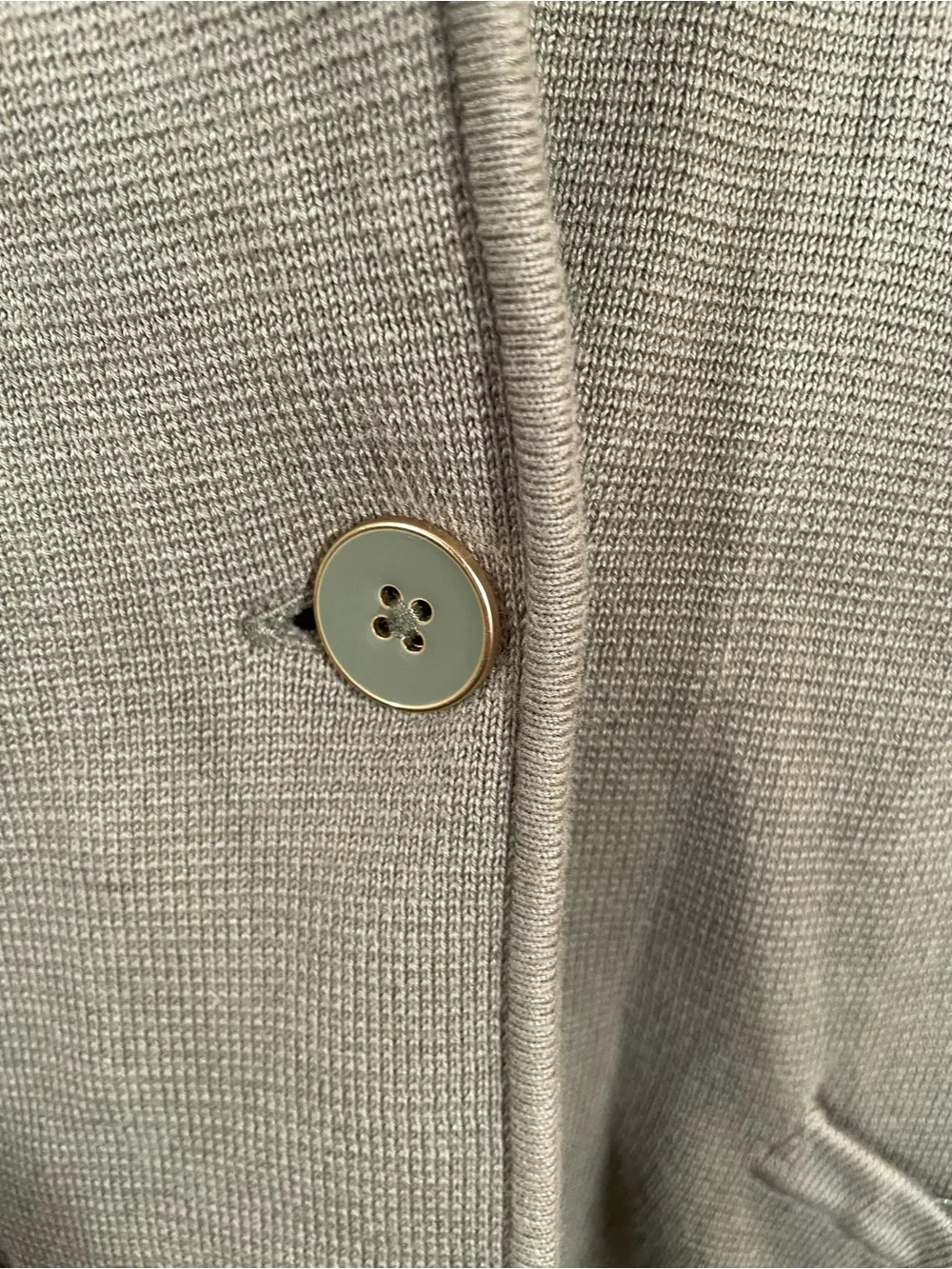 Talbots knit sweater jacket M